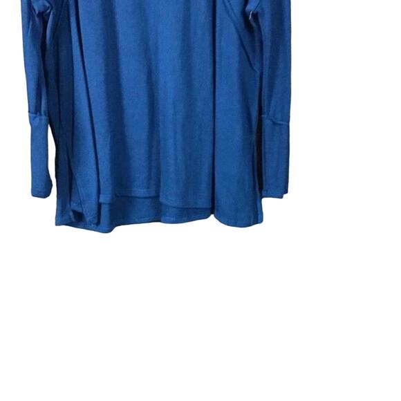 Forgotten Grace Womens XS Blue Thermal Long Sleeve Tee Soft Stretch Casual NWOT - Picture 6 of 16